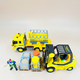 文藝工程車(chē)叉車(chē)升降車(chē)講故事兒童慣性聲光塑膠益智玩具車(chē)系列禮盒套裝 W310H-2工程玩具1:16套裝