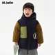 馬·拉?。∕.Latin）/童裝兒童羽絨服冬新款男小童立體口袋中長(zhǎng)羽絨服 藏青 130cm