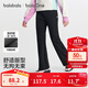 巴拉巴拉balaOne兒童長(cháng)褲女童加絨褲子2025秋冬喇叭褲保暖潮208425108011