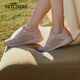 斯凱奇（Skechers）女鞋休閑鞋女網(wǎng)鞋夏季透氣運動鞋子女軟底輕便網(wǎng)面鞋32509 淺粉色/LTPK 36