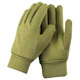 軍綠加絨土黃手套78老式草綠絨手套中老年戶(hù)外保暖煤礦勞保棉手套 軍綠色絨布手套 1雙