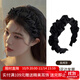 向晚發(fā)箍女褶皺簡(jiǎn)約高顱頂發(fā)卡發(fā)箍女頭飾洗臉外出發(fā)卡頭飾女生日禮物