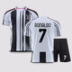奧克美25-26C羅球衣皇馬足球服套裝男定制尤文葡萄牙利雅得兒童訓練隊服 25-26尤文主場(chǎng)7號C羅 S碼 成人身高160-170cm