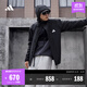adidas拒水加絨內(nèi)膽三合一連帽外套男女秋冬阿迪達斯官方輕運動 黑色   L