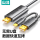 山澤USB對(duì)拷線 電腦數(shù)據(jù)對(duì)傳線 免驅(qū)多功能傳輸連接線 鼠標(biāo)鍵盤(pán)互聯(lián)共享線 USB+TypeC雙口對(duì)拷線 雙接口【USB2.0+Type-c】2米WTH20