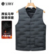 寶財羊爸爸裝棉馬甲冬季內搭保暖中老年人上衣背心上商務(wù)休閑防寒坎肩