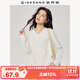 佐丹奴T恤女基礎款舒適內搭打底衫純棉純色V領(lǐng)長(cháng)袖t恤女13322759