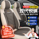 京飯碗16-20老款現代悅納座套坐墊全包圍青春炫酷精英版四季亞麻座墊套 【尊貴咖】-標準版-全車(chē)五座 通風(fēng)透氣座椅套夏冬季座墊套四季通用