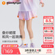 moodytiger【仙女家族】女童短裙速干涼感夏季兒童半身裙高腰輕薄透氣運(yùn)動(dòng)裙