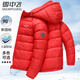 雪中飛90絨輕薄羽絨服男女同款連帽時(shí)尚休閑秋冬保暖情侶外套男175
