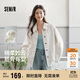 森馬（Semir）牛仔外套女中長款落肩寬松夾克2025春秋棉質(zhì)通勤109125108014