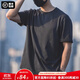 馬登工裝美式復古重磅灰色短袖T恤圓領(lǐng)寬松純棉半袖打底衫男夏季 深灰色 -版型寬松 M （170/95A）
