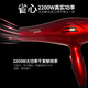 HOMETOP國際電吹風(fēng)德國大功率電吹風(fēng)機(jī)家用發(fā)廊專用理發(fā)店2200w負(fù)離子護(hù)發(fā)速干風(fēng)筒 熱火紅（2200W速干）
