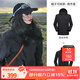 駱駝（CAMEL）三防沖鋒衣戶(hù)外登山服防水防風(fēng)防污三合一保暖時(shí)尚運動(dòng)外套 A9W214119AX，黑色，男女同款 XL