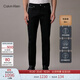 Calvin KleinJeans25早秋新款男士經(jīng)典休閑通勤ck修身黑色洗水微彈牛仔褲