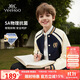 英氏（YEEHOO）男童外套兒童棒球服中大童裝學(xué)院休閑百搭時(shí)尚秋裝 藍色 165