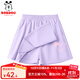 巴布豆女童裙褲2025夏季新款兒童涼感速干運動(dòng)服中大童網(wǎng)球甜美風(fēng)童裝 紫 愛(ài)小麗硅膠印XS_Q1 160