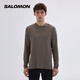 薩洛蒙（Salomon）男款 戶(hù)外運動(dòng)休閑舒適鍛煉緊身長(cháng)袖T恤 SENSE AERO SEAMLESS TEE 鐵灰色 C26130 M 175/96A