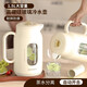 恩爾美（nRMEi）玻璃水杯冷水壺大容量耐高溫高硼硅玻璃茶水分離泡茶壺家用涼水壺 【隔熱杯套+獨(dú)立茶倉(cāng)+大手柄】白色 1500ml