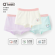 Q21【5A醫(yī)護(hù)纖維】?jī)和瘍?nèi)褲男童女童寶寶小海綿凈化褲三角平角3條裝 女平角-舒芙蕾米/薄荷綠/奶紫 3條 120 建議體重36-43斤