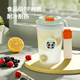 沃德百惠（WORTHBUY）隨手杯學生兒童簡約塑料水杯便攜耐高溫夏天運動水杯耐摔上學專用 兜兜熊 350ml 1個
