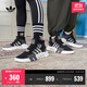 adidas EQT BASK ADV復古風(fēng)經(jīng)典中幫運動(dòng)鞋男女阿迪達斯三葉草 黑/深灰/淺灰 42