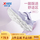 特步（XTEP）兒童童鞋女童網(wǎng)布鞋面基礎(chǔ)柔軟運動跑鞋 雪青紫 35碼