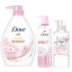 多芬櫻花植萃洗發(fā)水470ml+沐浴露730g+護發(fā)素270ml 洗發(fā)水沐浴露套裝
