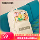 斯凱奇（Skechers）男女同款大容量痛包雙肩包舒適透明學(xué)生書(shū)包谷子娃包L325U103 淺沙黃色 均碼