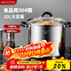 美廚（maxcook）湯鍋304不銹鋼 復底高湯鍋26cm 燃氣爐電磁爐通用MCT3394