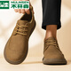 木林森【軟底透氣駕車(chē)鞋】男鞋春夏季樂(lè )福鞋板鞋男士休閑鞋商務(wù)休閑皮鞋 淺棕色Q2026085 40