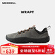 邁樂(lè )MERRELL邁樂(lè )休閑鞋男WRAPT低幫系帶防滑耐磨舒適裸足鞋