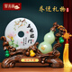 聚善緣 招財葫蘆平安扣擺件家居客廳酒柜電視柜玄關(guān)裝飾喬遷新居禮品 中號五福臨門(mén)長(cháng)33寬11高22厘米
