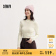 森馬（Semir）毛衣女冬季舒適緊身半高領(lǐng)正肩純色羊毛衫氣質(zhì)百搭顯瘦打底衫 奶白10501 L