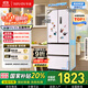 華凌美的出品60cm超薄零嵌入法式多門(mén)冷藏冷凍雙凈味家用風(fēng)冷冰箱HR-419WUFPZ家電國家補貼20%