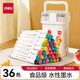 得力馬克筆食品級(jí)水彩筆可水洗水性雙頭彩色小學(xué)生兒童美術(shù)專用畫畫筆不透色涂鴉筆12色24色36色48色 【食品級(jí)馬克筆36色】送涂色卡+視頻教程