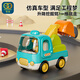 谷雨（GOODWAY）嬰兒工程車兒童玩具小汽車寶寶挖掘機慣性滑行翻斗車男孩生日禮物