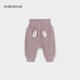 babylove嬰幼兒寬松大pp褲春秋季休閑褲男女寶寶束腳褲外出洋氣百搭長(cháng)褲