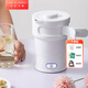 生活元素（LIFE ELEMENT）折疊電熱燒水壺 食品級(jí)硅膠 易收納便攜出差旅行 柔軟抗摔耐用 一鍵加熱 I93