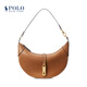 Polo Ralph Lauren 拉夫勞倫 Polo ID 女配 經(jīng)典款皮革迷你單肩包 270-棕色 ONE