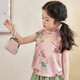 LUSON小O寶童裝寶寶新中式馬甲套裝女2025夏女童國風(fēng)古風(fēng)短褲套裝