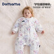 DOMIAMIA嬰兒睡袋暖感護(hù)肚保暖分腿式睡袋兒童防寒防踢被子睡衣加厚春季 布拉格曲-薄夾棉（推薦13-20℃） M碼(推薦寶寶身高75-90cm)
