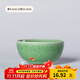 龍泉青瓷 陶瓷餐具加厚防燙家用中式米飯碗耐高溫可微波加熱面湯碗稀飯碗 4.5英寸（梅子青）