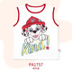 汪汪隊立大功（PAW PATROL）兒童背心男童A類(lèi)卡通打底衫夏季舒適柔棉寶寶無(wú)袖T恤PA1757 130