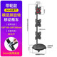 三策（HILLPORT） 17-32寸顯示器落地支架電視機顯示屏豎屏直播投屏移動(dòng)支架360度橫豎屏旋轉推車(chē)32-55英寸鍵盤(pán)托 上下三屏落地移動(dòng)支架-柱高2米