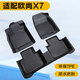 河牛TPE汽車(chē)腳墊 專(zhuān)用于長(cháng)安系列腳墊防水環(huán)保原車(chē)改裝配件 歐尚X7/X7Plus 雙層TPE腳墊+雪妮絲【備注顏色】