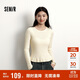 森馬（Semir）森柔|針織衫女冬季花邊刺繡緊身2025少女感套頭毛衫109725107007