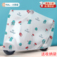 京川旭電動(dòng)車(chē)防雨罩電瓶車(chē)衣車(chē)罩一體摩托車(chē)防曬隔熱加厚磨砂保護套通用 5XL-小恐龍款（送收納袋）