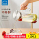 樂(lè )扣樂(lè )扣（LOCK&LOCK）涼水壺耐熱玻璃水壺泡茶檸檬水果水杯子家用大容量玻璃茶水杯1.6L