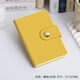 佐瀾哲 A7口袋本筆插款帶按扣便攜隨身帶記錄本迷你小本子隨手記筆記本本子小號記事本手賬本日記本定制 黃色